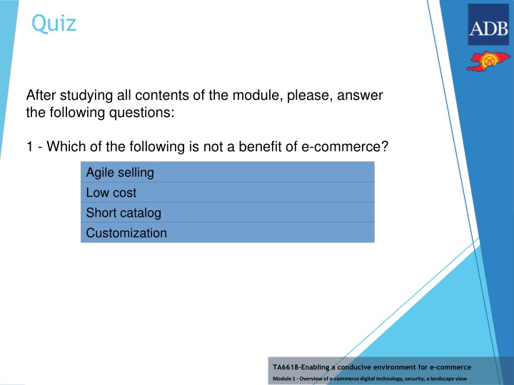 E-commerce Benefits and Classifications