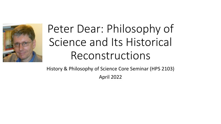 Philosophy of Science and Historical Reconstructions