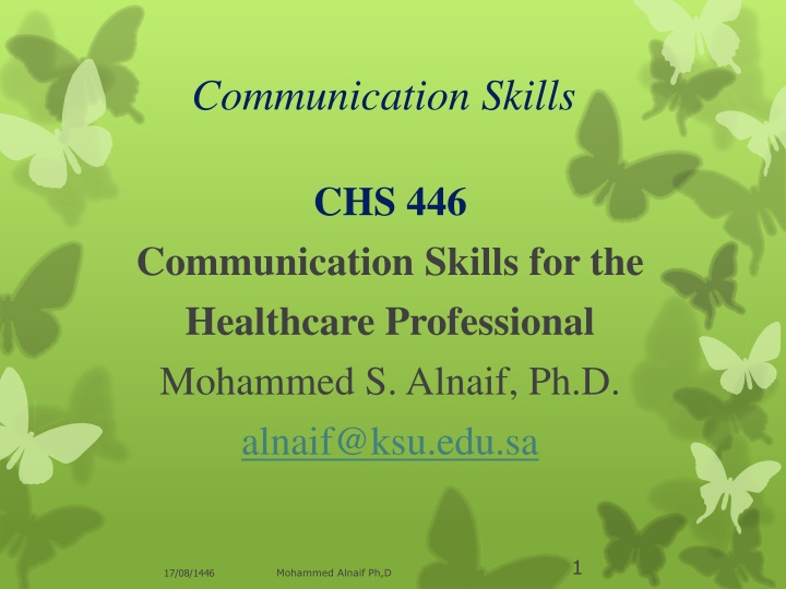 Communication Skills