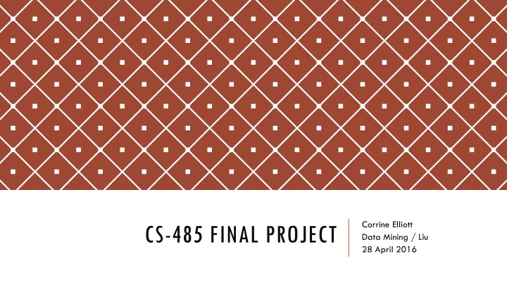 CS-485 FINAL PROJECT