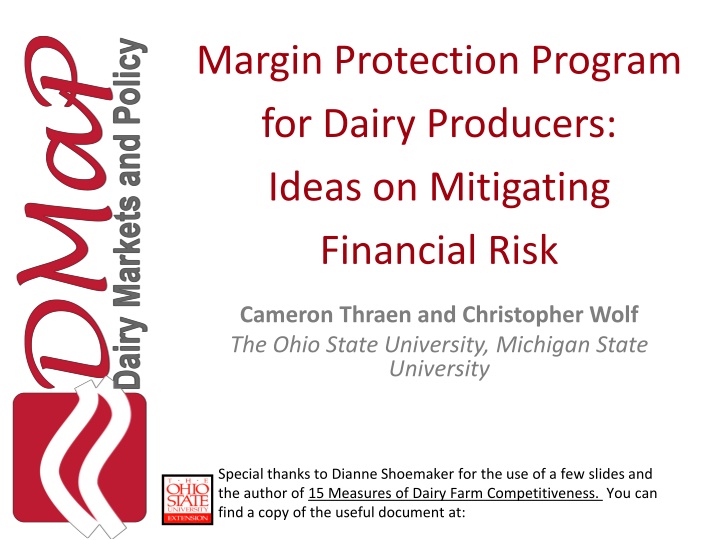Margin Protection Program for Dairy Producers: Mitigating Financial Risk