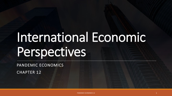 International Economic Perspectives