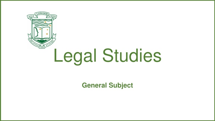 Legal Studies