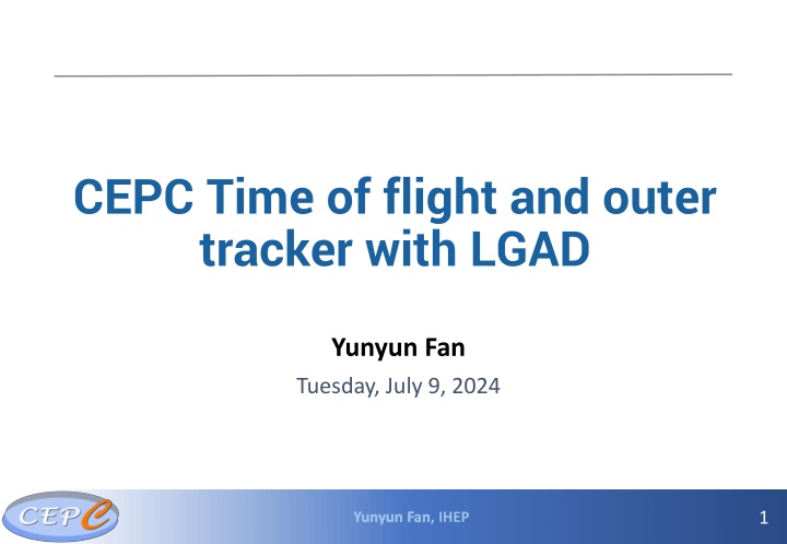 CEPC Time of Flight and Outer Tracker Design