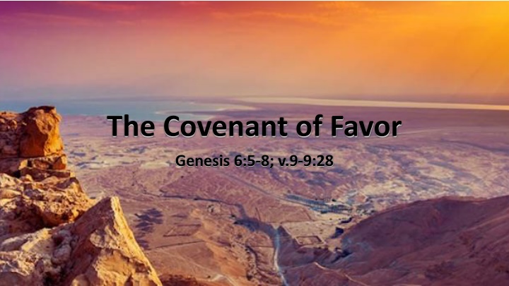 The Covenant of Favor