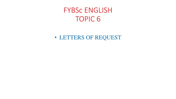 Effective Letter of Request Writing Tips