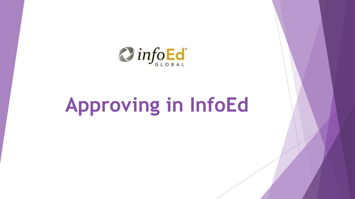 Approving in InfoEd