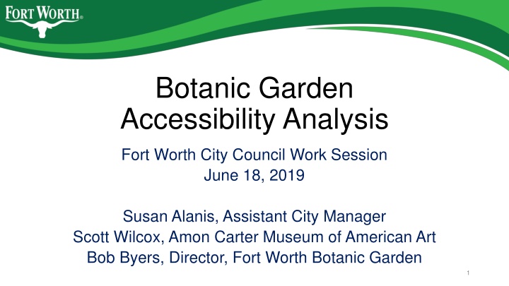 Botanic Garden Accessibility Analysis
