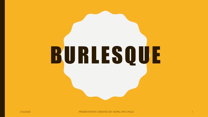 BURLESQUE