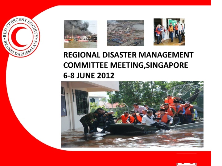 Regional Disaster Management Committee Meeting in Singapore