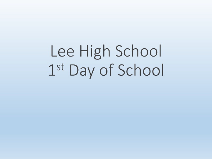 Lee High School