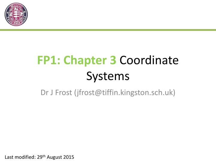 Coordinate Systems and Conic Sections in Mathematics
