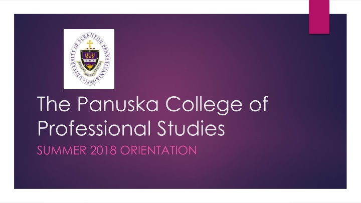 Discover Panuska College: Summer Orientation 2018