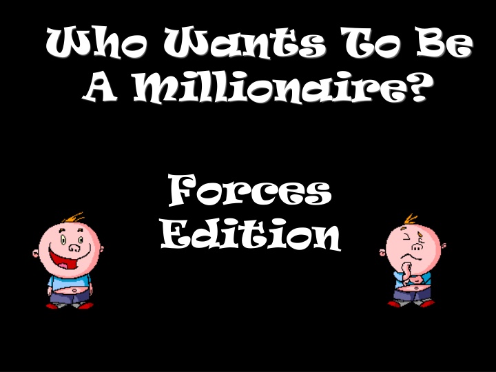 Forces Edition of Who Wants to Be a Millionaire?
