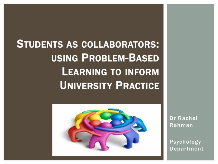 Collaborating Students Using Problem-Based Learning in University Practice