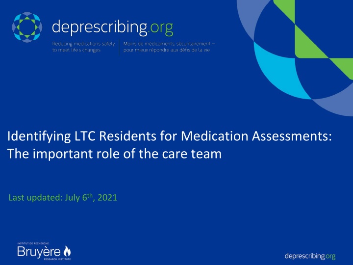 Role of Care Team in LTC Medication Assessments