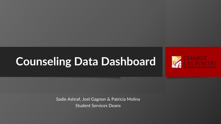 Counseling Data Dashboard