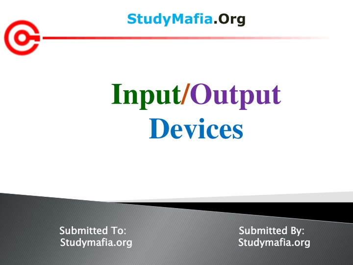 Input/Output Devices in Computing