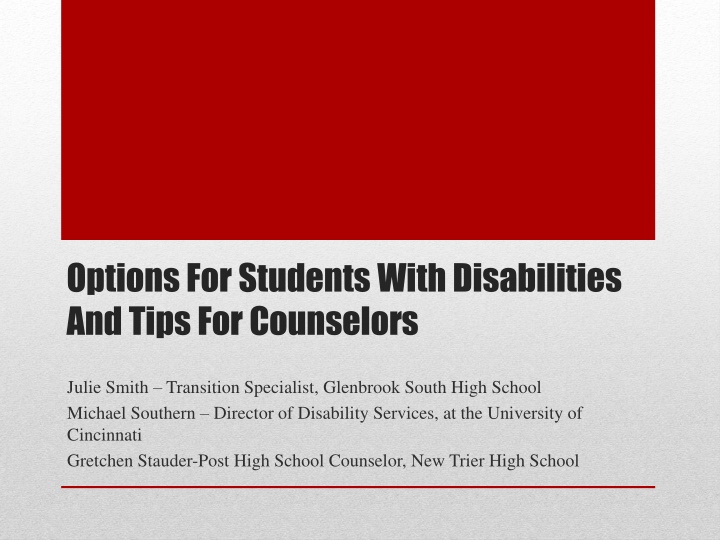College Transition Tips for Students with Disabilities
