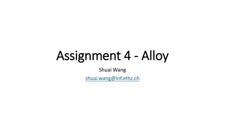 Modeling Constraints and Assertions