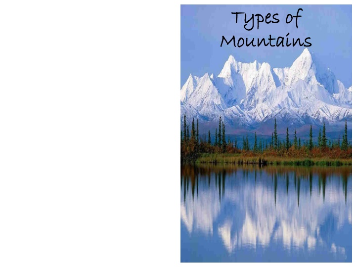 Types of Mountains