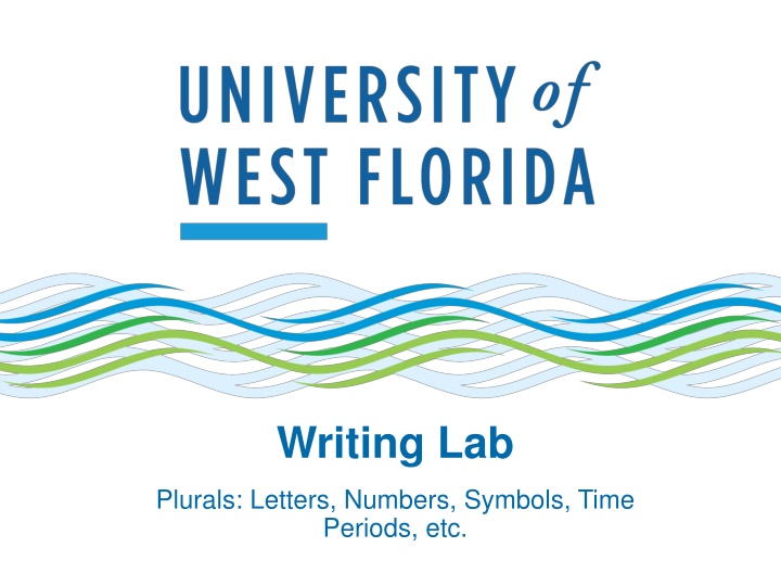 Forming Plurals of Letters, Numbers, Symbols, and Words