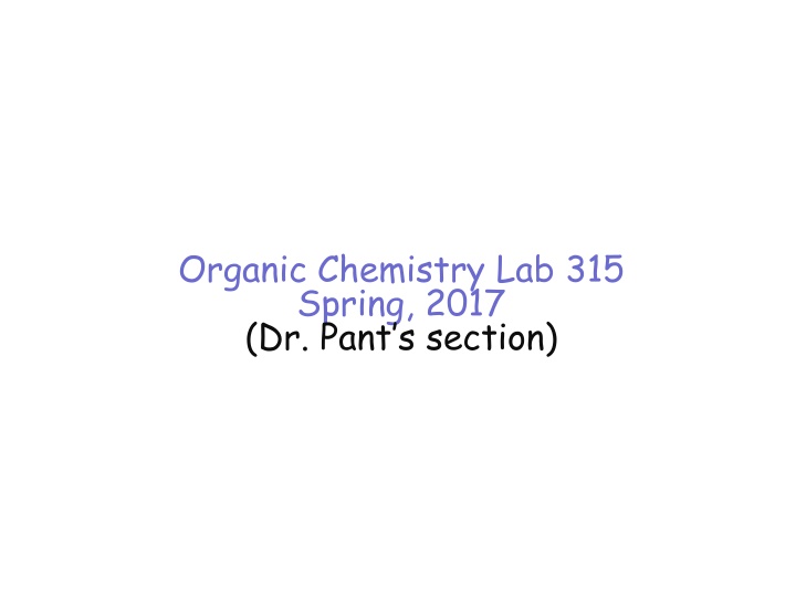 Organic Chemistry Lab: Melting Point and Recrystallization Techniques