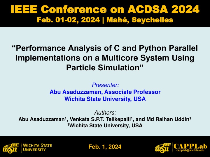 IEEE Conference on ACDSA 2024 IEEE Conference on ACDSA 2024