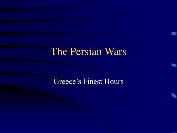 The Persian Wars