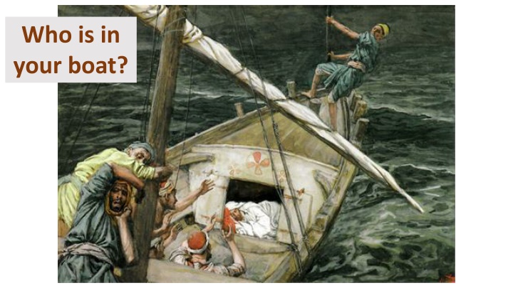 Who Is in Your Boat? Mark 4:35-41 - Jesus Calms the Storm