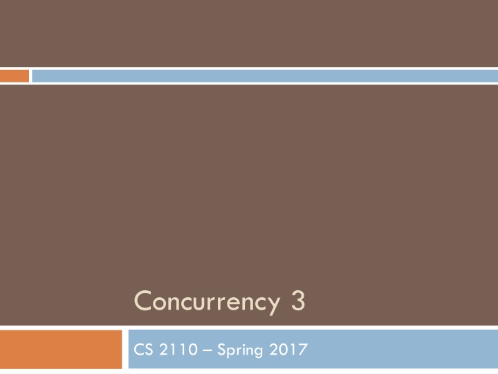 Concurrency: Spring 2017 Course Announcements & Axiomatic Programming Basics
