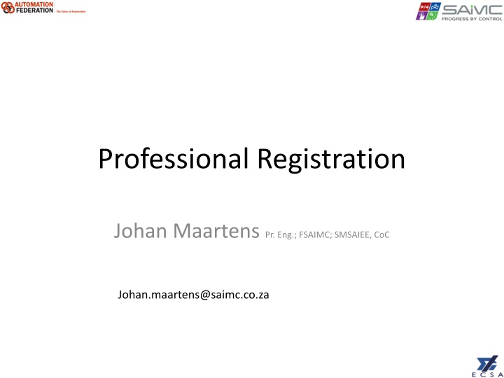 Professional Registration