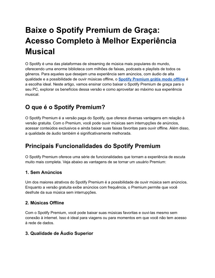 baixe o spotify premium de gra a acesso completo n.w