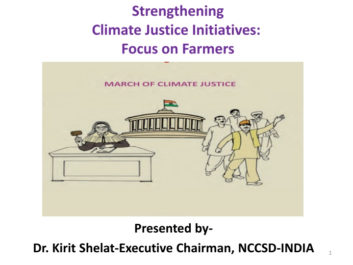 Strengthening Climate Justice Initiatives for Farmers