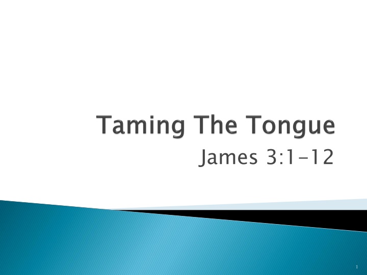 Controlling the Tongue: Wisdom from James and Proverbs