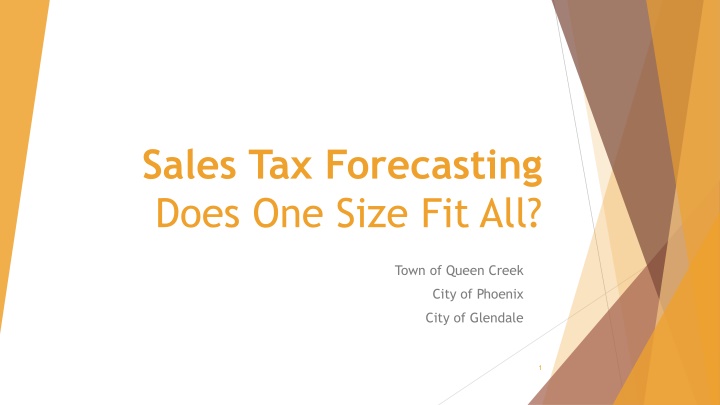 Sales Tax Forecasting in Queen Creek: A Deep Dive