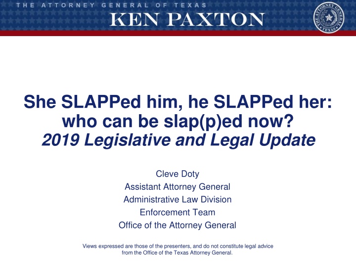 Legal Update 2019: SLAPP Motion Implications