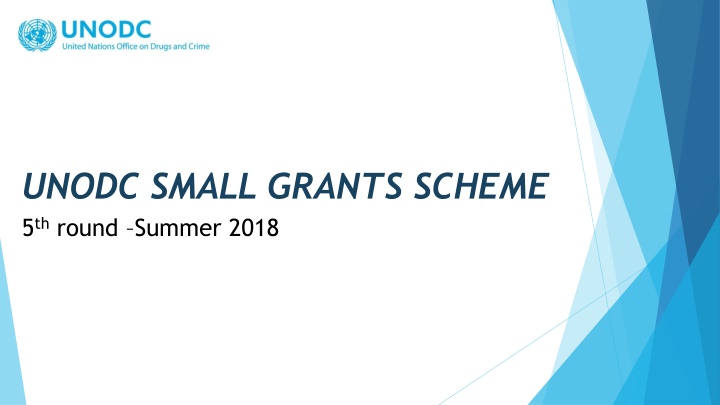 UNODC Small Grants Scheme - Empowering Civil Society Organizations