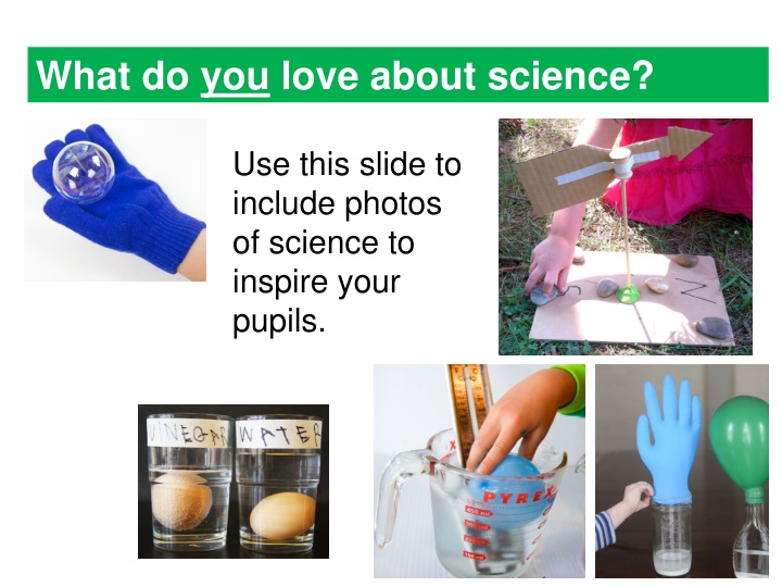 What do you love about science?