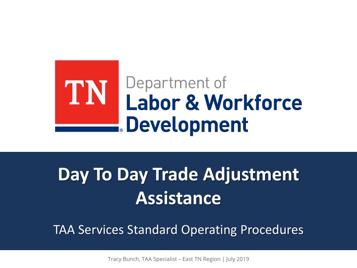 Day-to-Day Trade Adjustment Assistance Procedures