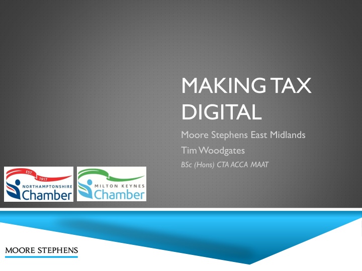 MAKING TAX  DIGITAL