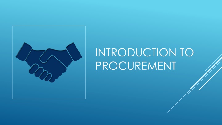 Strategic Procurement Guidelines for Public Entities