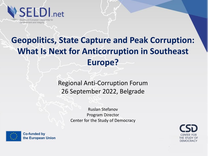 State Capture and Corruption in Southeast Europe: Challenges and Solutions