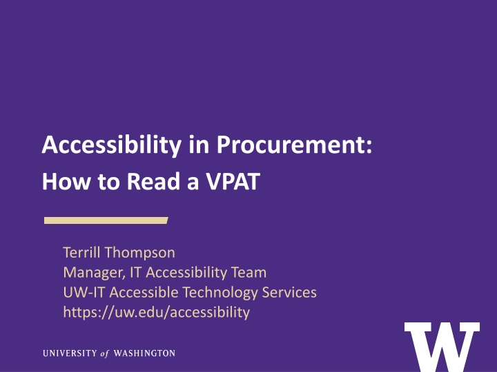 Accessibility in Procurement: How to Read a VPAT