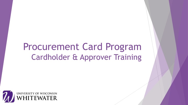 Procurement Card Program