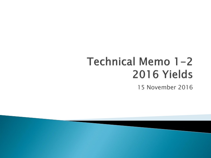 Review of 2016 Environmental Flows and Yield Models
