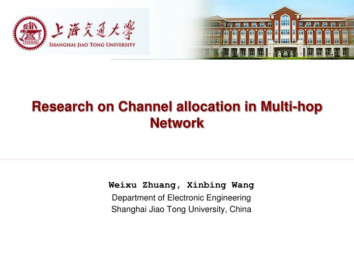 Research on Channel allocation in Multi-hop Network