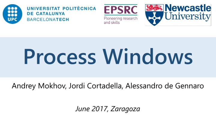 Process Windows and System Behavior Exploration