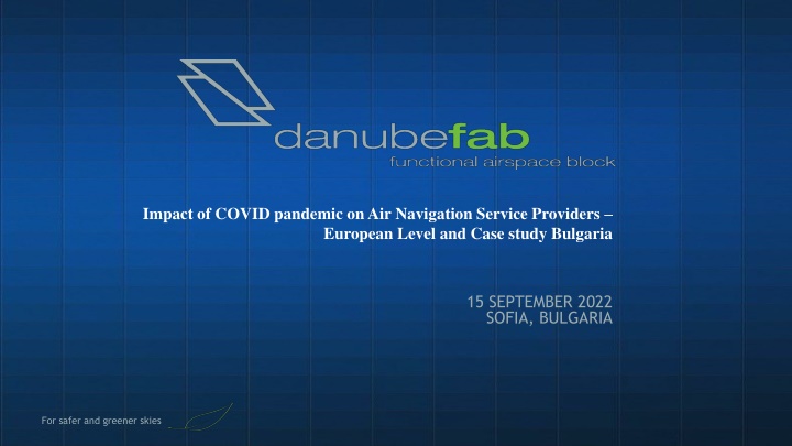 Impact of COVID Pandemic on European Air Navigation Providers