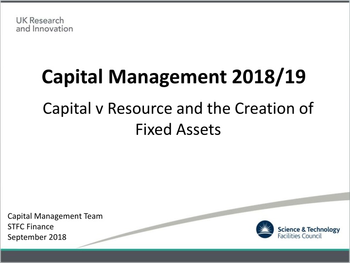 Capital Management 2018/19